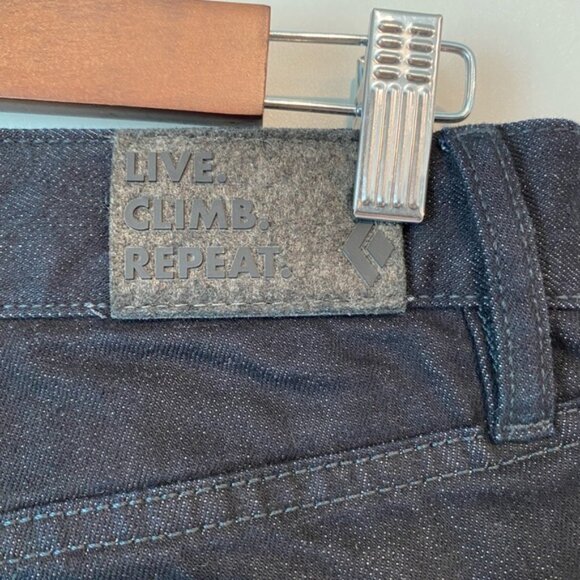 NWT Black Diamond Black Mission Wool Denim Pants Size 6 Climbing Camping - Picture 5 of 9